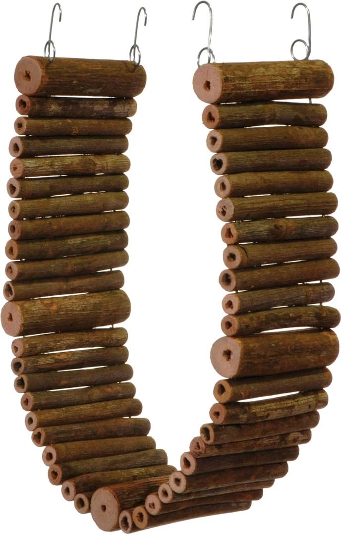 Prevue Pet Toy NAT Wonder Walk Bird Ladder, Large (62809),Brown