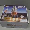 iPlay, iLearn Rocket Outer Space Toys, Kids Spaceship Playset with Space Shuttle, Electric Drill, 2 Astronauts, Educational STEM Take Apart Adventure Gift for 3 4 5 6 7 8 Year Old Boy Girl