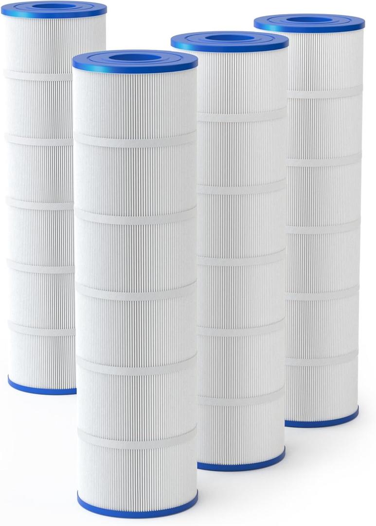 Upgraded CCP420 Pool Filter Cartridges (4-Pack), Compatible with Clean & Clear Plus 420, 5oz Heavy Duty Fabric for Superior Filtration & Durability, Replaces PCC105, 178584, R173576
