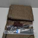 Shade&Beyond 90% Sun Shade Cloth with Grommets, 8' X 10' Pergola Shade Cover Canopy, Mesh Tarp Sun Screens for Patio, Outdoor, Garden, Backyard, Mocha