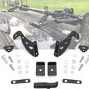 Hi Lift Jack Mount Hood Hinge/Door Hinge Bracket High Lift Jack Holder Accessories for Jeep Wrangler JK JKU JL JLU Gladiator JT 2007-2022