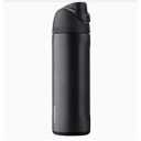 Owala FreeSip Stainless Steel Water Bottle 24 oz Very, Very Dark