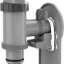POOLHOUR Plunger Valve with Pipe Holder & Pool Hose Adapter, Above Ground Pool Pump Replacement Parts Compatible with I*tex/Col*m*n Pool