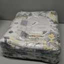 Area Rugs 6x9,Washable Area Rug for Living Room,Low Pile Rug,Non-Slip Non-Shedding Bedroom Rug,Indoor Modern Carpet for Bedroom Kitchen Dining Room Home Dcor (Grey, 6x9)