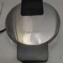 Cuisinart Waffle Maker, 1250W Round Classic Waffle Iron, 5-Setting Adjustable Browning Control, WMR-CANAS, Brushed Stainless