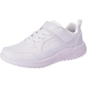 Skechers Kids Boy's Bounder Sneaker (12.5 Little Kid, White)