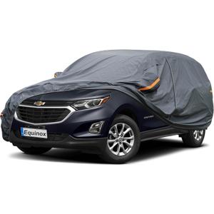 GUNHYI Premium Car Cover Custom Fit Chevrolet Chevy Equinox (2005-2025), 16 Layers Heavy Duty Car Cover Waterproof All Weather with Zipper Door for Sun Rain Snow Dust Uv Protection