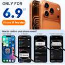 Miracase Magnetic for iPhone 17 Pro Max Case, [Soft Anti-Scratch Microfiber Lining], Compatible with MagSafe, Liquid Silicone Case Shockproof Drop Protection Phone Case for 17 ProMax, Sunset Orange