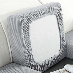 Couch Cushion Covers Stretch Cushion Covers Sofa Seat Cushion Slipcover Protector(Gray, Large)