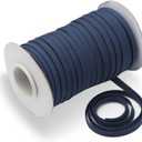 Tewadoo Bias Tape Double Fold 1/4 Inch - Navy Blue 55 Yards Polyester Binding Tape for Sewing, Quilt Binding, Hemming, Seaming and Fabric Piping