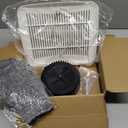 Upgraded 696N-R02 B Unit Bathroom Exhaust Fan and Cover Kit 70 CFM 3.0 Sone Quiet Bathroom Ceiling Fan Fit 663-G/J/H, 670-G/J/H, 671-G/J/H, 688-G/J/H/K, 689-G/J/K, S97012026 Bathroom Vent Fan
