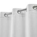 Insta Curtain Up In An Instant White Hotel Shower Curtain 71inch×74inch