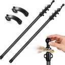 DOBEN Carbon Fiber Telescoping Tarp Poles, Adjustable Lightweight Hiking, 102"
