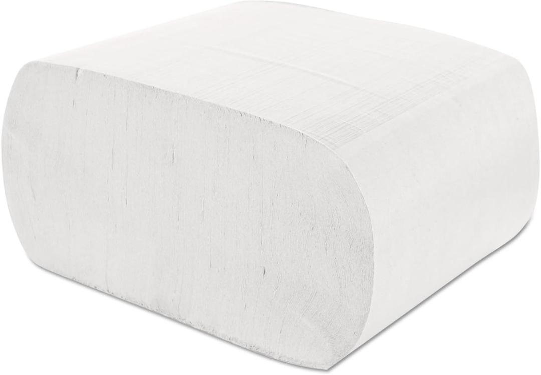 Morcon 4545VN Valay Interfolded Napkins, 1-Ply, 6.5 in. x 8.25 in., White, 12 packs of 500 Napkins, 6,000