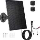 Solar Panel Charger for Blink Camera,3W Solar Kit Build-in 2600mAh Rechargeable Battery, IP66 Waterproof