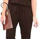 KAY SINN Summer Jumpsuit Rompers Off Shoulder for Women with Pockets Casual Elastic Waist, Size XL
