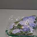 IPOPU Artificial Flowers,5PCS Blue Iris Flowers Artificial 31.1" Spring Flowers Fake Silk Flowers with Stems for Wedding Office Home Decor Indoor Decor(Blue)