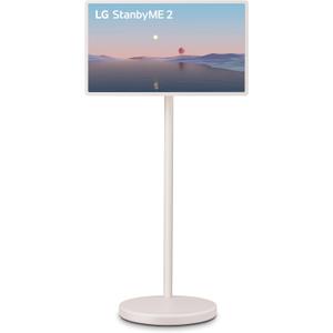 LG 27-Inch StanbyME 2 with Folio Cover, Portable Touch Screen, Dolby Vision, HDR10, Filmmaker Mode, Built-in Battery, Full Swivel Rotation (27LX6TYGA, 2025)
