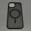 SUPFINE Magnetic for iPhone 14 Case & iPhone 13 Case (Compatible with MagSafe)(Military Grade Drop Protection) Translucent Matte Shockproof Phone Cover,Black