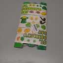 30 Pack St. Patrick's Day Crown Crafts Kit for Kids Classroom with Elastic Band, Blank Green Shamrock Clover Paper DIY Hats with Gold Coins Stickers for Irish St Patricks Day Theme Party Supplies