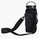 AF-WAN Neoprene Insulated Water Bottle Cooler Carrier Sleeve Bag Pouch with Strap Pefect for 20oz Hydro Flask Stainless Steel Wide Mouth Water Bottle(Set of 2)