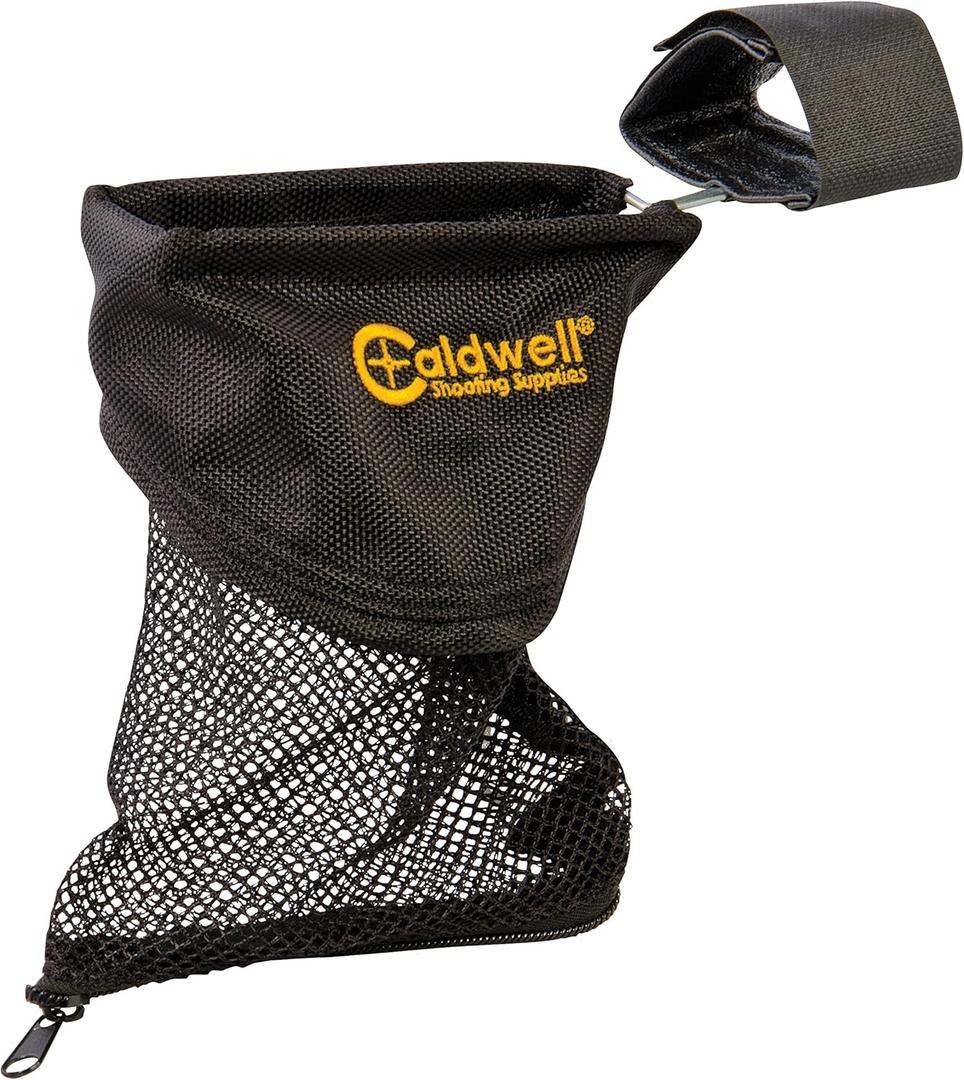Caldwell Brass Catcher with Heat Resistent Mesh, Collapsible, Mountable, for Range, Shooting, and Outdoors
