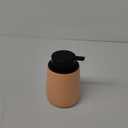 Soap Dispenser Ceramic with Easy-to-Press Pump Hand Lotion Liquid Dispenser for Shampoo Bathroom Kitchen 12 oz