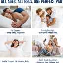 OLANLY King Quilted Fitted Mattress Pad  Soft Pillow Top Mattress Topper, Down Alternative Fill, Cooling Comfort Breathable Mattress Cover, Machine Washable Deep Pocket Mattress Protector, White