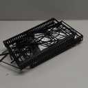 MUDEELA 2 Pack Pots and Pans Organizer Rack for under Cabinet, Expandable Pot Lid Kitchen Cabinet Organizer Holder with 10 Adjustable Compartment Cutting Board Organizer for Pan Lid, Bakeware Sheet