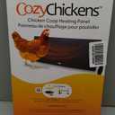 Cozy Products Cozy Coop, Chicken Coop Heater, Flat-Panel Radiant Heater with Thermal Protector, Energy-Efficient, Easy to Install, Ideal for Small Animals, 200 Watts, Black