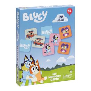 Bluey 72 Fun Tiles Included 3+ My Memory Game