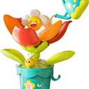 Sprinkler Sunflower Bath Toy, Baby Watering Flowering Toy for Boys and Girls, BPA-Free Tub Water Play Set with Watering Can & Suction Cup, Montessori Bathroom Gift