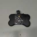 Sosoport Dog Poop Bag Holder Dispenser Reusable Leash Attachment for Convenient Waste Collection for Walking Outdoor Pet Accessory Black Pack of 2