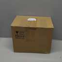 [ 8 Pack ] Plastic Storage Baskets, Small Pantry Organization and Storage Bins, Household Organizers for Laundry Room, Bathrooms, Kitchens, Cabinets, Countertops, Under Sink or Shelves, Black