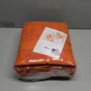 COZYART Orange Bath Towel Set 6 Piece, 2 Bath Towels 2 Hand Towels 2 Washcloths, Luxury 100% Turkish Cotton 650GSM Hotel Quality, Soft, Absorbent, Towel Sets for Bathroom