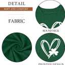 St Patricks Day Shirt Women Lucky Shmrock Shirts Cute Saint Patricks Day Green Clover Long Sleeve Blouse Tops (Medium)