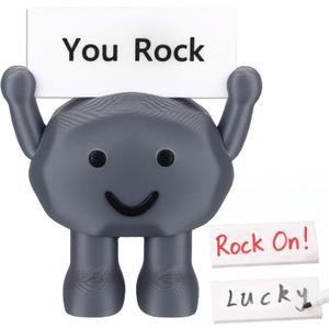 1 Set 15 Pcs 4 inch You Rock Toys Positive Gifts 3D Printed You Rock Figurines Decorations and Birthday Motivational Gifts for Colleague Staff Teacher with 6 Whiteboard and 8 Multicolor Pens