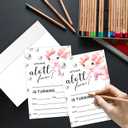 Axolotl Birthday Party Invitation Cards for Kids, 20 Party Invites with Envelopes, Cute Pink Ocean Animal Birthday Invitations for Boys Girls Teens Children, Axolotl Birthday Party Decorations -L863