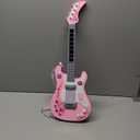 M SANMERSEN Kids Guitar for Girl Music Toy Electric Pink Guitars with Strap for Kid Toddler Musical Instrument Toys for 3 4 5 Year Old Girls Gifts