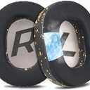 SOULWIT Cooling Gel Earpads Replacement for Plantronics BackBeat Pro 2, Voyager 8200 UC Headphones, Ear Pads Cushions with High-Density Noise Isolation Foam (Black Gold)