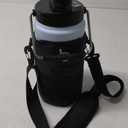 BOTTLE BOTTLE Insulated Water Bottle 64 oz with Straw and Dual-use Lid Half Gallon Water Jug Vacuum Stainless Steel for Workout and Sports Insulated Beer Growler with Handle 