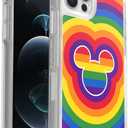 OtterBox iPhone 12 and 12 Pro Symmetry Series Series Case - Disney Pride, Ultra-Sleek, Wireless Charging Compatible, Raised Edges Protect Camera & Screen