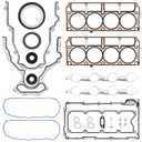 AUTOBABA GEN 3 III LS Gasket Set Kit & LS Head Gaskets Compatible with 1999-2010 GM Chevy Silverado GMC Sierra 1500 2500 Engine LS1 LS6 LQ4 LQ9 4.8L 5.3L 5.7L 6.0L Replace# 12558178 12551933 12611384
