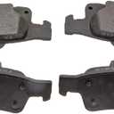 Replacement for Brake Pads Front and Rear Ceramic Dodge Durango 2011-2020, Jeep Grand Cherokee 2011-2018 (D1455,D1498)