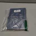 DY.2ten Refillable Notebook Set with PU Binder Cover - 6 Hole & Loose Leaf - 87 Sheets (174 Pages) of Lined Paper + A5 Zipper Binder Pockets + 3-fold Pouch + Index Note Tabs (Blue)