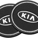 Car Cup Holder Coasters,for KIA K5 K7 Sportage Soul NIRO Sorento Sedona Rio Forte Optima Stinger Cadenza,Universal Non-Slip Cup Holders,Bling Cup Holder Insert Coaster Car Interior Accessories- QIA