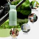 Momcozy Portable Bottle Warmer for Travel – Dual Heating Modes for Breast Milk & Water, Portable Milk Warmer with Fast Heating & Long Battery Life, 17 Ounces Large Capacity to Meet Your All-Day Needs