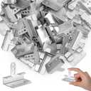 Shimeyao 50 Pack 1/2 Inch Drywall Corner Repair Clips  Wall Back-up Fasteners for Studs, DIY & Professional Wall Repair