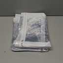 3 Packs Clear Kids Dance Costume Garment Bags,Garment Bag 35 Inch for Dance Competitions,Foldable Travel Storage Cover Bag with 3 Zipper Pockets (White)