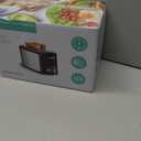 Toaster 2 Slice Wide Slot Toaster Best Rated Prime Displav Smart Toasters with LCD Digital Countdown Timer and Bagel/Defrost/Cancel/Reheat Function